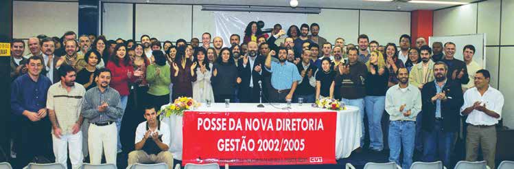 Gestão 2002 - 2005 (Crédito: Jailton Garcia / Cedoc Bancários)