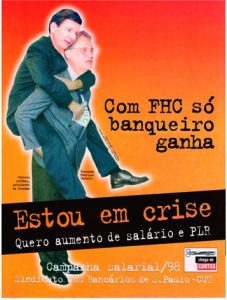 Cartaz da campanha salarial