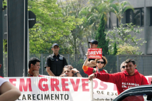 Maria Rosani (á dir.), secretária de Relações Sindicais e Sociais do Sindicato