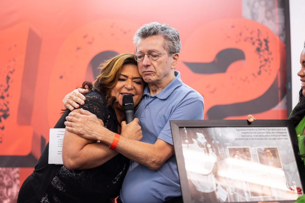 A presidenta Neiva Ribeiro e o ex-presidente Gilmar Carneiro